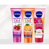NIVEA Extra Bright C&E, C&A/ Nivea Extra Bright 10 Super VC - 180ml (Import Thai)
