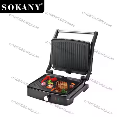 SOKANY204 Steak Maker Electric Breakfast Grill Panini Maker