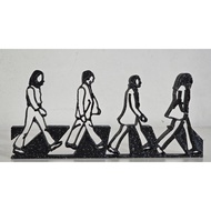 Beatles Abbey Road line sculpture