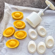 月餅模具 mooncake mould Acuan kek bulan ingot tiga dimensi 25g50g mini Tahun Baru tangan menekan penggil