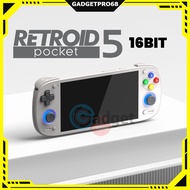 Retroid Pocket 5 Handheld Gaming Consle RP5 Snapdragon 865 ANDROID 13 5.5" AMOLED 1080P 3D HALL Stic