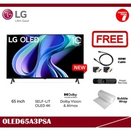 [ Delivered by Seller ] LG 65" inch A3 Series 4K Smart SELF-LIT OLED TV with AI ThinQ (2023) OLED65A3PSA OLED65A3 OLED65