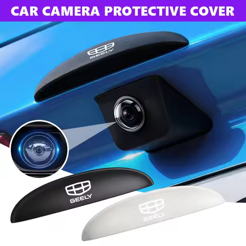 Car Camera Lens Protector Cover Front Bumper Guard Anti-Scratch For Geely LC EC8 Atlas CK2 CK3 GT GC