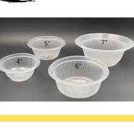 Disposable Plastic Bowl / Mangkuk Plastik 4”, 5”, 6”, 7”
