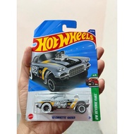 Hot Wheels 62 Corvette Gasser Gray Mattel Hotwheels