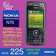 Original NOKIA N70 2nd Renew.Set Telefon 原装诺基亚 N70 二手翻新手机、