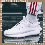 Preferred❤ Retro Shoes 2025 Adidas yeezy Boost 350 All White Ice Cream Color Running Shoes Men Women