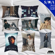 BTS Pillows - Mugmania - BTS - Jungkook - Golden Pillows (Available in 3 Sizes)