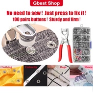 Snap Button Plier Metal Colorful Hollow Five Claw Buckle Installation Tool Set Infant Clothes Sewing