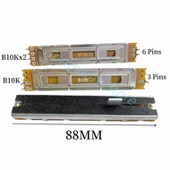 1pc 88mm DJ Equipment Accessory Mixer Fader B10K Single Channel B103 Sliding Potentiometer 3pins Len