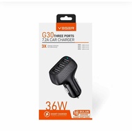 Veger G30 Car Charger 7.2A 3USB OUTPUT 36W