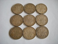 Uang Koin 1 Gulden Tahun 1929