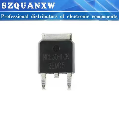 10PCS NCE30H10K 30H10K Field effect tube MOSFET-N 30V 100A TO-252