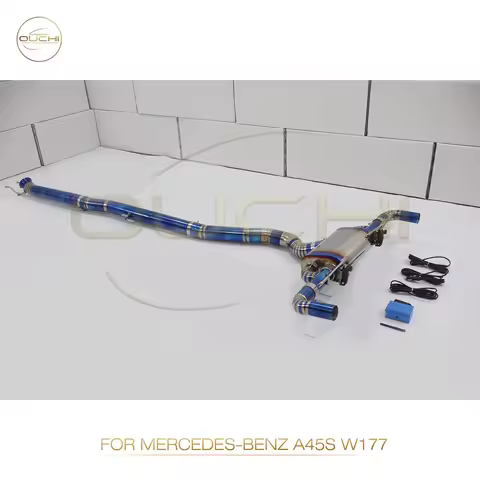 OUCHI Titanium Exhaust System Performance Catback for Mercedes Benz AMG A45S W177 2.0T 2019+ Muffler