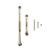 Steering Link Rod Pull Rod Upgrade Parts for WPL C14 C24 C24-1 C34 1/16 RC Car Accessories,Silver