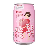 Kirei Jinro Japan Tok Tok Peach Soju Canned Chu-Hi 3%