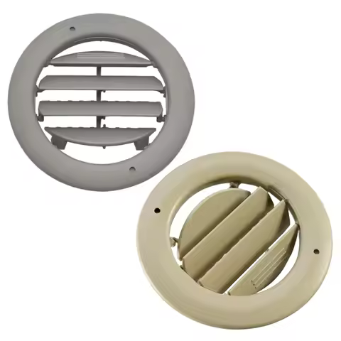 Gray/Beige Car Roof Air Vent Grille Roof Air Conditioning Vent Outlet Cover for Ford Transit 2015 20