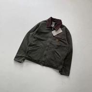 Men Vintage J97 Canvas Jacket High Street Washed Loose Coat