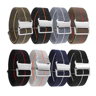 Elastic nylon strap 22mm 20mm watch strap Paratrooper tribe nylon strap Watchband for Seiko Water Gh