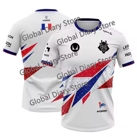 Summer G2 ESports CS GO Games Team UniformNational Sports Jersey Training Men's Quick Drying Breatha
