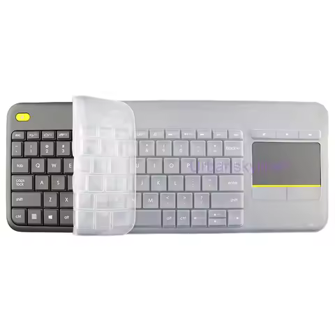 Keyboard Cover for Logitech K400 Plus for Logi K400+ Wireless Protective Protector Skin Case Silicon
