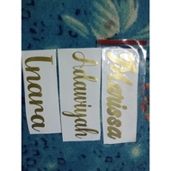 Balloon Name sticker