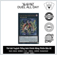 Genuine English Yugioh Card AE Version: RA05-EN046 Number C104: Umbral Horror Masquerade (Secret Rar