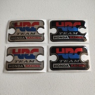 HONDA Brake Fluid Cap Embossed Sticker HRC VariationHONDA 1 Pcs