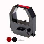 OLYMPIA ตลับผ้าหมึกเครื่องตอกบัตร สีดำ/แดง ใช้กับเครื่องตอกบัตร  Olympia ET8500800058007500860095009