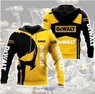 Dewalt Men Hoodie Custom Name 3D All Over Print Pullover Hoodie