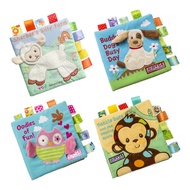 JJ OVCE Baby Cute Animal Colorful Cloth Book / Baby Cloth Book / Baby Early Learning Cloth Book