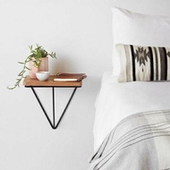 Iron Wall Shelf Minimalist Triangle Wall Mounted Shelf