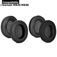 1 Pair Earpads for Corsair HS35 HS40 Headphone Ear Pads Cushion Sponge Headset Earmuffs