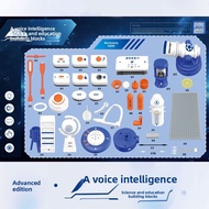 ai voice intelligent science and education circuit building block assembly material package, physics