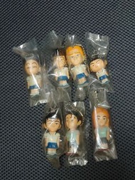 去吧稻中兵團 前野 井澤 田邊 田中 竹田 等主要角色全套七款 公仔鎖匙扣 古谷實