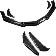 JOGON Genunie Carbon Fiber Front Bumper Trims Compatible with Chevrolet Corvette C8 Z06 Z07 E-Ray 20