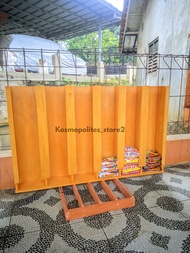 Display Mie Instan/Display warmindo/rak indomie kayu