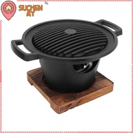 SUCHENMY Charcoal Grill, Smokeless Portable Hibachi Grill, Party Cooking Durable Easy To Clean Non-S