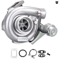 Hybrid T3 T4 T04E Turbo 0.63A/R V-band Flange 400+HP, Universal T03 T04 T3/T4 Turbocharger