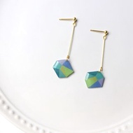 森林萬花筒夾式/針式耳環