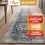 Myna | 3D/5D Corridor Floor Mat Runner Crystal Velvet Long Hallway Carpet  Panjang Dapur Karpet 长地毯