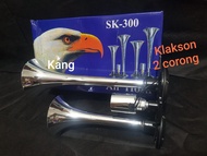 Airhorn Air Horn Klakson Angin 2 Corong Terompet Mobil Truck