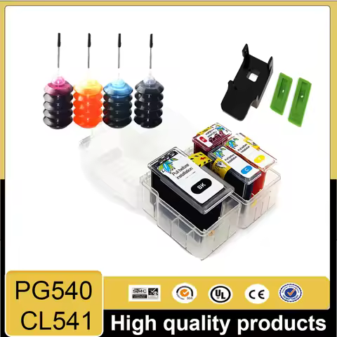 PG540 CL541 Smart Refill Ink Cartridge Ink cartridge Canon 540 for Pixma MG3150, MG3250, MG3550, MG3