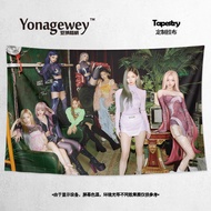 Aespa Girl Group AE Ning Yizhuo Liu Jimin WINTER Wall Cloth Decorative Painting Background Poster Ta