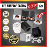 LED Surface Eyeball Fitting/Casing Surface Eye ball Frame Black/White Downlight Casing Housing Light Fixture GU10 / MR16