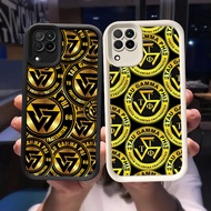 Q-17 Triskelion TAU Black white Case for Samsung Galaxy A12 M12 F12 5G
