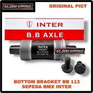 INTER BB Axle Bottom Bracket BB 113 BMX Bike 68MM BC1.37X24T L113R