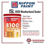 15L Nippon Paint 8100 Weatherbond Sealer Exterior Wall Sealer