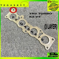 [T2] DAIHATSU YRV TURBO K3-VT (3 LAYER) EXHAUST MANIFOLD GASKET METAL