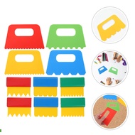 10pcs Paint Brush Line Scraping Brush Paint Scraper Draw Scraper Kindergarten Paint Scraper